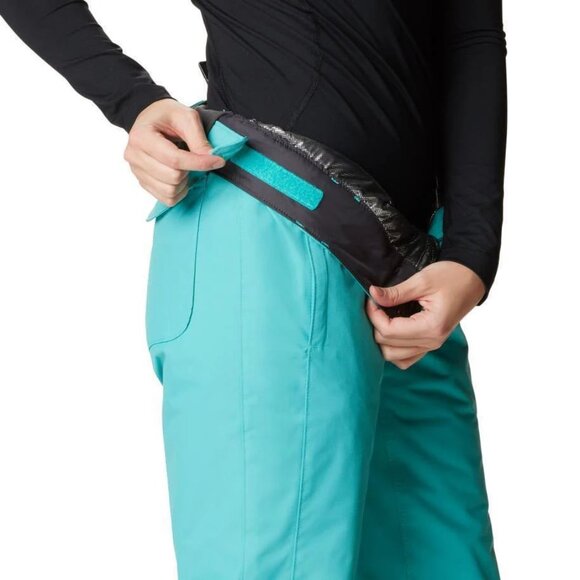 Columbia Bugaboo Oh Pants 2X Plus Omni Heat Insulated Ski Snow Aqua NEW $120 - Picture 5 of 16